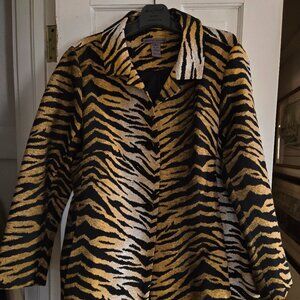 Animal print jacket